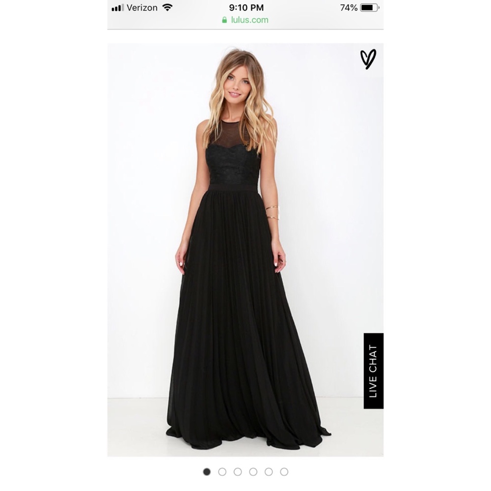 Lulus elegant long formal gown
